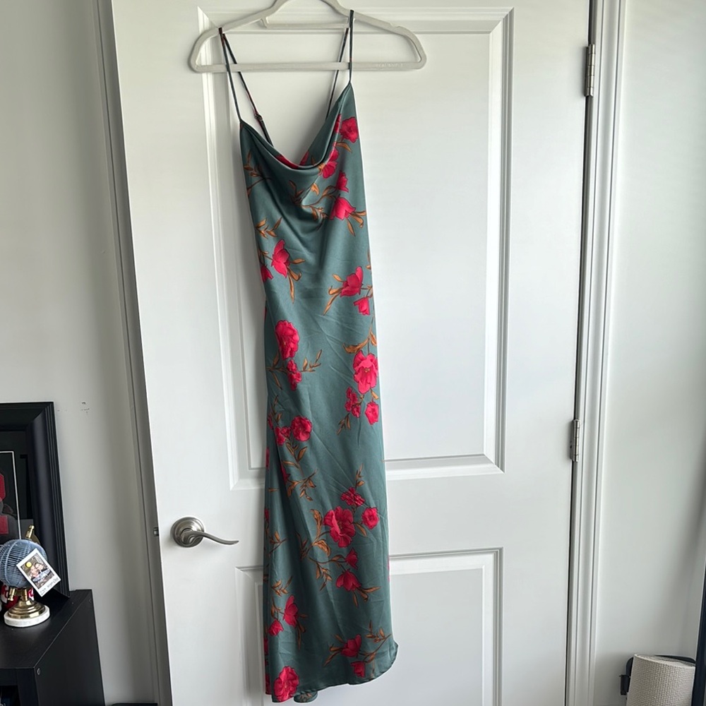 Astr the Label Silk Slip Dress